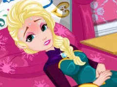 Juego Elsa Stomach Virus en línea
