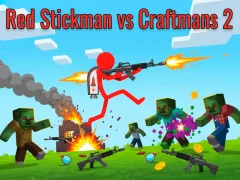 Juego Red Stickman Vs Craftmans 2 en línea