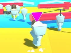 Juego Fall Boys Skibidi Toilet en línea