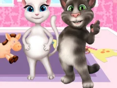 Juego Preganat Kitty Room Decor en línea