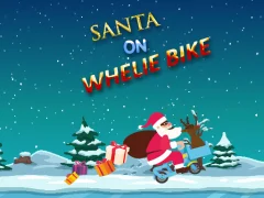 Juego Santa On Wheelie Bike en línea