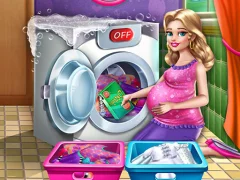 Juego Mommy washing clothes en línea