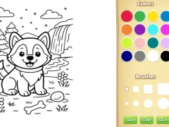 Juego Dog Coloring Book en línea