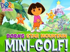 Juego Dora The explorer Dora's Star Mountain Mini-Golf en línea