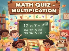 Juego Math Quiz - Multiplication en línea