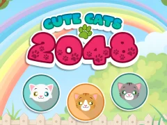 Juego Cute Cats 2048 en línea
