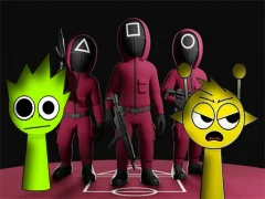 Juego Squid Game Sprunki FNF Battle en línea