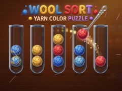 Juego Wool Sort Yarn Color Puzzle en línea