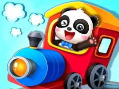 Juego Baby Panda Train Driver en línea