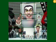 Juego Skibidi Toilet Sliding Puzzle en línea