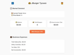 Juego Jburger Tycoon en línea
