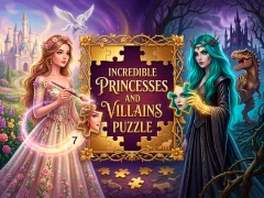Juego Incredible Princesses and Villains Puzzle en línea