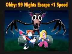 Juego Obby: 99 Nights Escape +1 Speed en línea