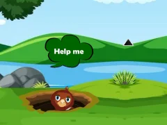 Juego Help Injured Bird Fallen Down en línea