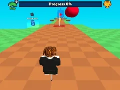 Juego Obby Pogo Parkour! en línea