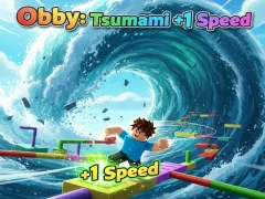 Juego Obby: Tsunami +1 speed en línea