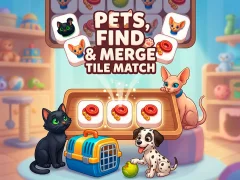 Juego Pets, Find and Merge Tile Match en línea