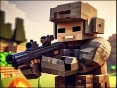 Juego Pixel Village Battle 3D.io en línea