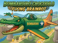 Juego Bombardiro Crocodilo Flying Brainrot en línea