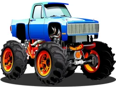 Juego Monster Truck Puzzle en línea