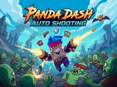 Juego Panda Dash Auto Shooting en línea
