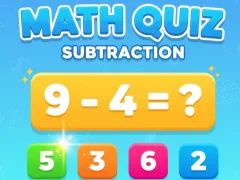 Juego Math Quiz - Subtraction en línea