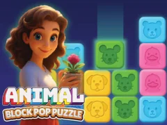 Juego Animal Block Pop Puzzle en línea