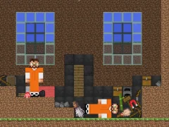 Juego Escape from the prison in Mineblock! Destruction! en línea