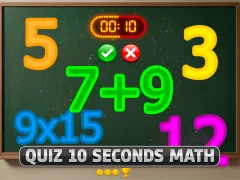 Juego Quiz 10 Seconds Math en línea