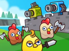Juego Merge Cannon: Chicken Defense en línea