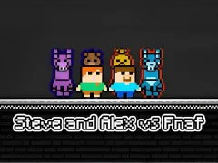 Juego Steve and Alex vs Fnaf en línea