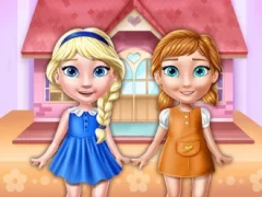 Juego Ellie And Annie Doll House en línea