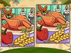 Juego Thanksgiving Spot The Differences en línea