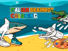 Juego Italian Brainrot Coloring en línea
