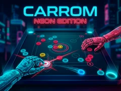 Juego Carrom Neon Edition en línea