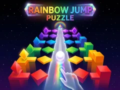 Juego Rainbow Jump Puzzle en línea