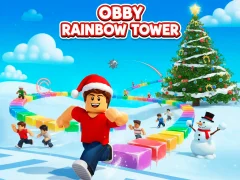 Juego Obby Rainbow Tower en línea