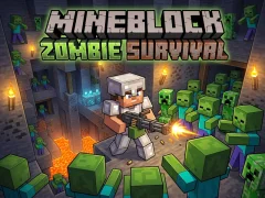 Juego Mineblock Zombie Survival en línea