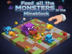 Juego Feed all the MONSTERS in the Mineblock en línea