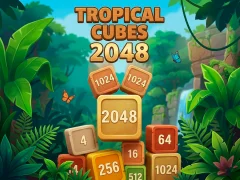 Juego Tropical Cubes 2048 en línea