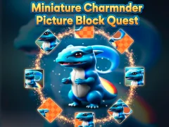 Juego Miniature Charmander Picture Block Quest en línea