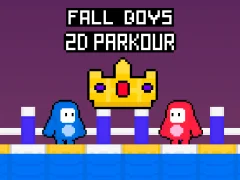 Juego Fall Boys 2D Parkour en línea