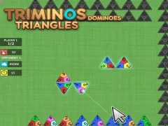 Juego Triminos Dominoes Triangles en línea