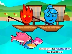 Juego FireBoy And WaterGirl Go Fishing en línea