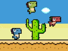 Juego Pixel Dino Run en línea