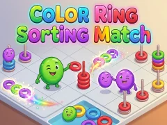 Juego Color Ring Sorting Match en línea