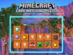 Juego Minecraft Card Matching Puzzle en línea