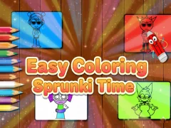 Juego Easy Coloring Sprunki Time en línea