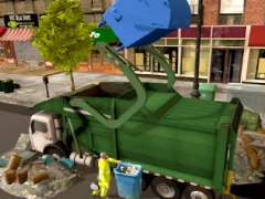 Juego Town Clean Garbage Truck en línea