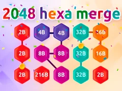 Juego 2048 Hex Chain Merge en línea